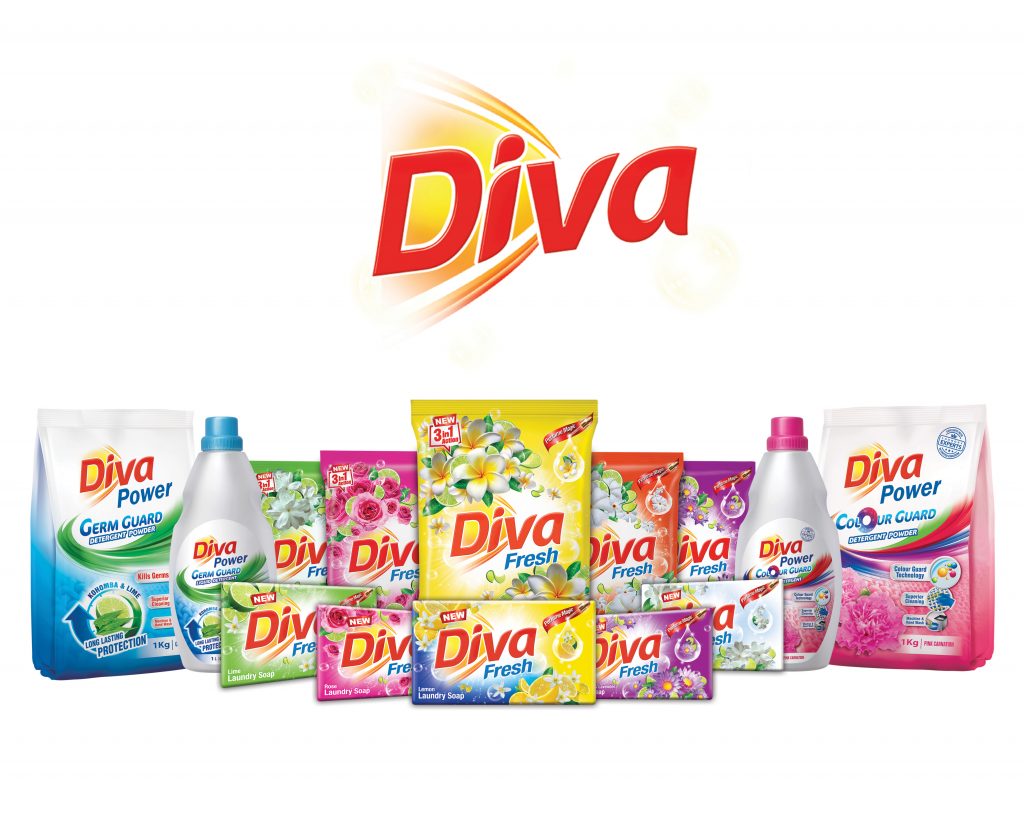 Diva detergent range or products